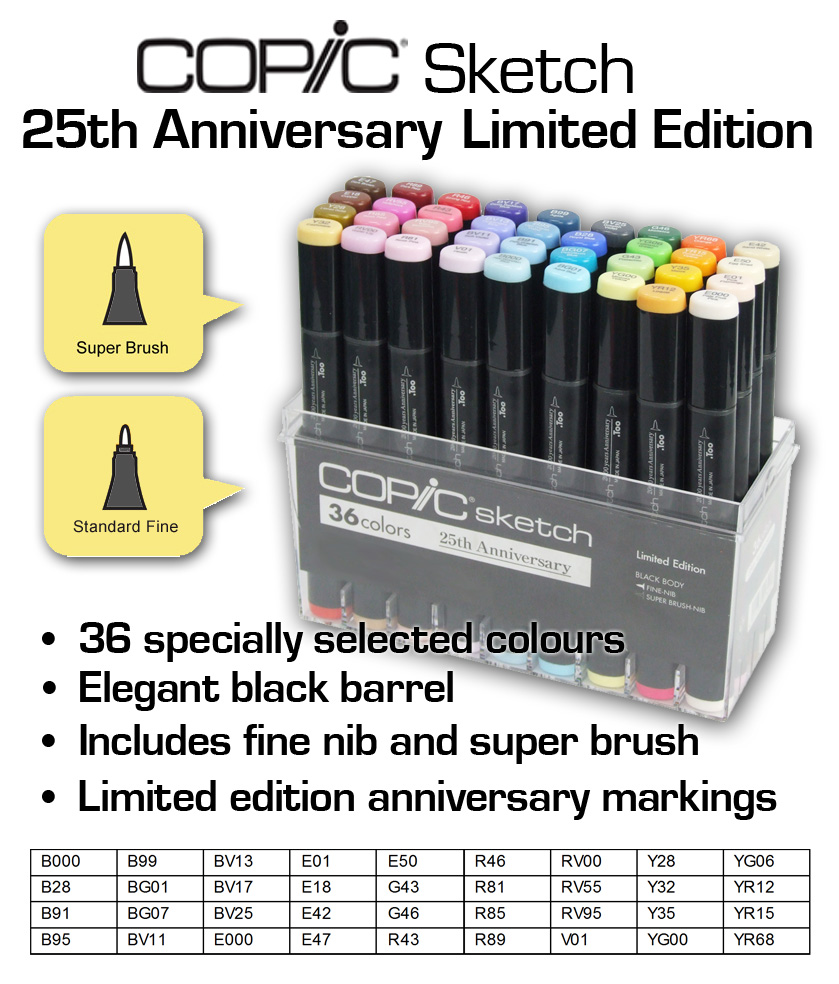TOOLS - コピックスケッチ  25thアニバーサリー限定品 コピックスケッチ 25thアニバーサリー限定品